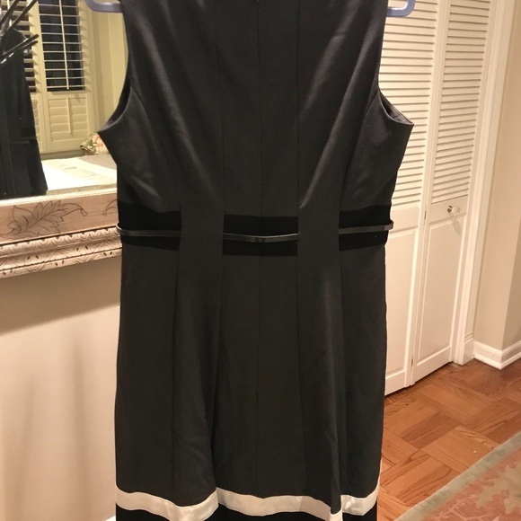 Calvin Klein Grey Wool Dress - Picture 3 of 3